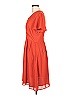 De Collection 100% Polyester Solid Orange Casual Dress Size L - photo 5