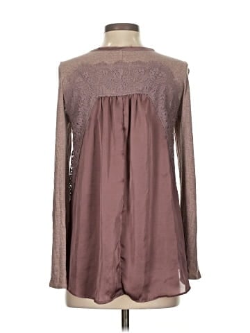 Bordeaux 3/4 Sleeve T-Shirt (view 2)