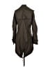 Burberry 100% Nylon Green Trenchcoat Size 6 - photo 2