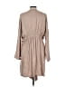Hayden 100% Rayon Solid Tan Trenchcoat Size L - photo 2