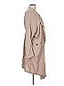 Hayden 100% Rayon Solid Tan Trenchcoat Size L - photo 4
