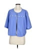 Perceptions Blue 3/4 Sleeve Blouse Size 2X - photo 1