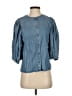 Madewell Blue 3/4 Sleeve Blouse Size 00 - photo 1