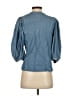 Madewell Blue 3/4 Sleeve Blouse Size 00 - photo 2