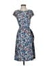 Lands' End Print Blue Casual Dress Size XS - photo 1