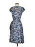 Lands' End Print Blue Casual Dress Size XS - photo 2
