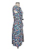Lands' End Print Blue Casual Dress Size XS - photo 4