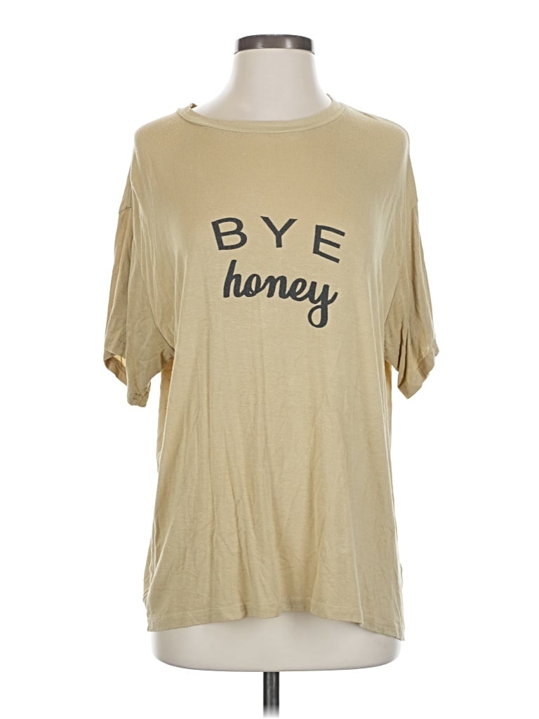 Pre-owned Kittenish Short Sleeve T-shirt In Brown