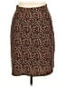 Le Lis Print Brown Casual Skirt Size XL - photo 1
