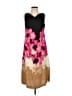 DKNY 100% Polyester Tie-dye Brown Pink Casual Dress Size 4 (petite) - photo 1
