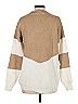 Unbranded Color Block Tan Pullover Sweater Size S - photo 2