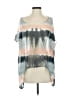 Gypsy 05 Tie-dye Gray 3/4 Sleeve Blouse Size S - photo 1