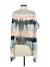 Gypsy 05 Tie-dye Gray 3/4 Sleeve Blouse Size S - photo 2