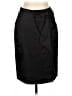 H&M 100% Polyester Solid Black Formal Skirt Size 10 - photo 1
