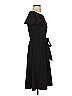 Calvin Klein Solid Black Casual Dress Size 4 - photo 4