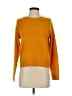 Unbranded 100% Acrylic Solid Orange Pullover Sweater Size XS - photo 1