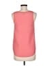 Tegan 100% Silk Orange Sleeveless Top Size 6 - photo 2