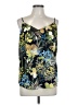Unbranded 100% Polyester Blue Sleeveless Blouse Size L (estimated) - photo 1