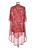 Torrid 100% Polyester Red Kimono Size Med Plus (00) - photo 2