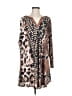 Unbranded Animal Print Brown Casual Dress Size M - photo 1