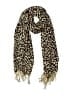 Unbranded 100% Acrylic Animal Print Tan Ivory Scarf One size - photo 1