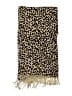 Unbranded 100% Acrylic Animal Print Tan Ivory Scarf One size - photo 2