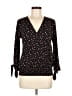 MICHAEL Michael Kors Black Long Sleeve Blouse Size M - photo 1