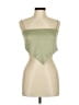 Danielle Bernstein Green Sleeveless Blouse Size M - photo 1
