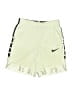 Nike 100% Polyester Green Ivory Athletic Shorts Size M (kids) - photo 1