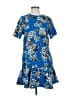 Sfera Print Blue Casual Dress Size S - photo 1