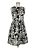 Tabitha Floral Gray Cocktail Dress Size 8 - photo 1