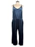 Old Navy Solid Blue Jumpsuit Size L - photo 1