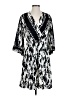 CAbi 100% Polyester Print Black Casual Dress Size S - photo 1