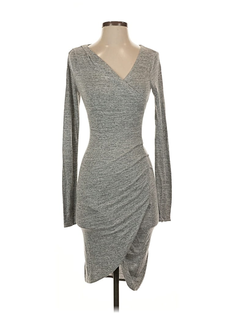 Pre-owned Wilfred Free Cocktail Dress In Gray