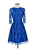 Nicholas Blue Cocktail Dress Size 6 - photo 1