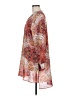 Chico's 100% Polyester Paisley Orange Casual Dress Size Med (1) - photo 5