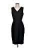 Calvin Klein Solid Black Cocktail Dress Size 4 - photo 1