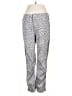 Sundry 100% Cotton Animal Print Silver Casual Pants Size 27 waist - photo 1