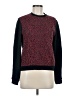 Carven 100% Cotton Animal Print Red Pullover Sweater Size M - photo 1