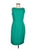 Calvin Klein Solid Green Casual Dress Size 6 - photo 1