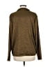 Mable 100% Polyester Brown Green Long Sleeve Blouse Size M - photo 2