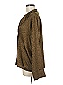 Mable 100% Polyester Brown Green Long Sleeve Blouse Size M - photo 5