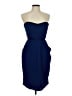 BCBGMAXAZRIA Solid Blue Cocktail Dress Size 6 - photo 1