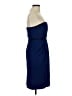 BCBGMAXAZRIA Solid Blue Cocktail Dress Size 6 - photo 4