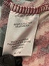 Como Blu Houndstooth Burgundy Red Long Sleeve Blouse Size XL - photo 8