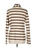 Caslon 100% Cotton Stripes Brown Blazer Size L - photo 2