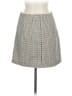 Topshop Houndstooth Gray Ivory Casual Skirt Size 6 - photo 2