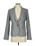 Ann Taylor Houndstooth Gray Blazer Size 2 - photo 1
