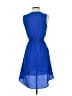 Bebop 100% Polyester Solid Blue Casual Dress Size S - photo 2
