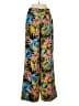 Assorted Brands 100% Polyester Tropical Blue Casual Pants Size S - photo 2